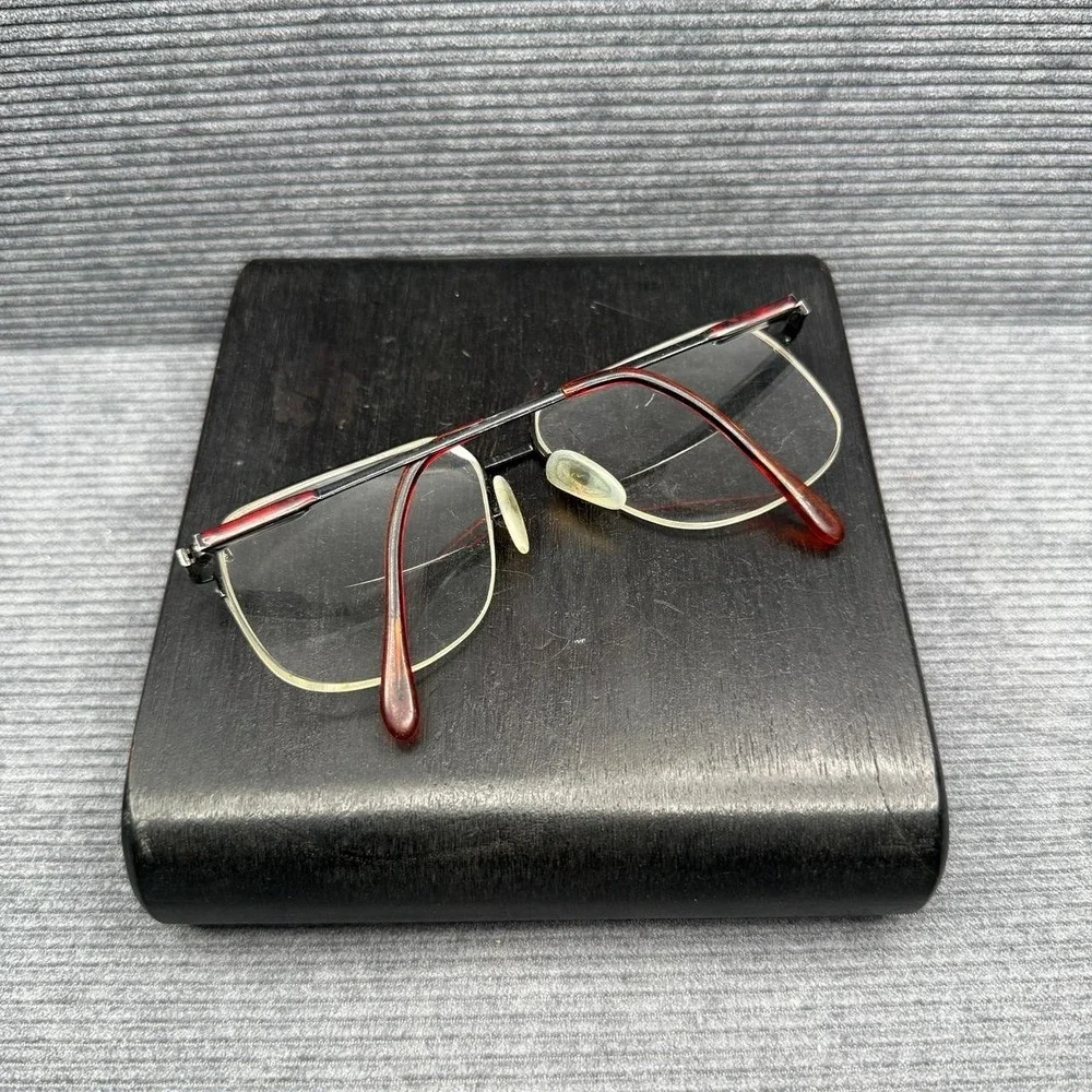 Vintage‎ Rodenstock 2766 B 140 Aviator Glasses Frames Black Silver Germany Retro